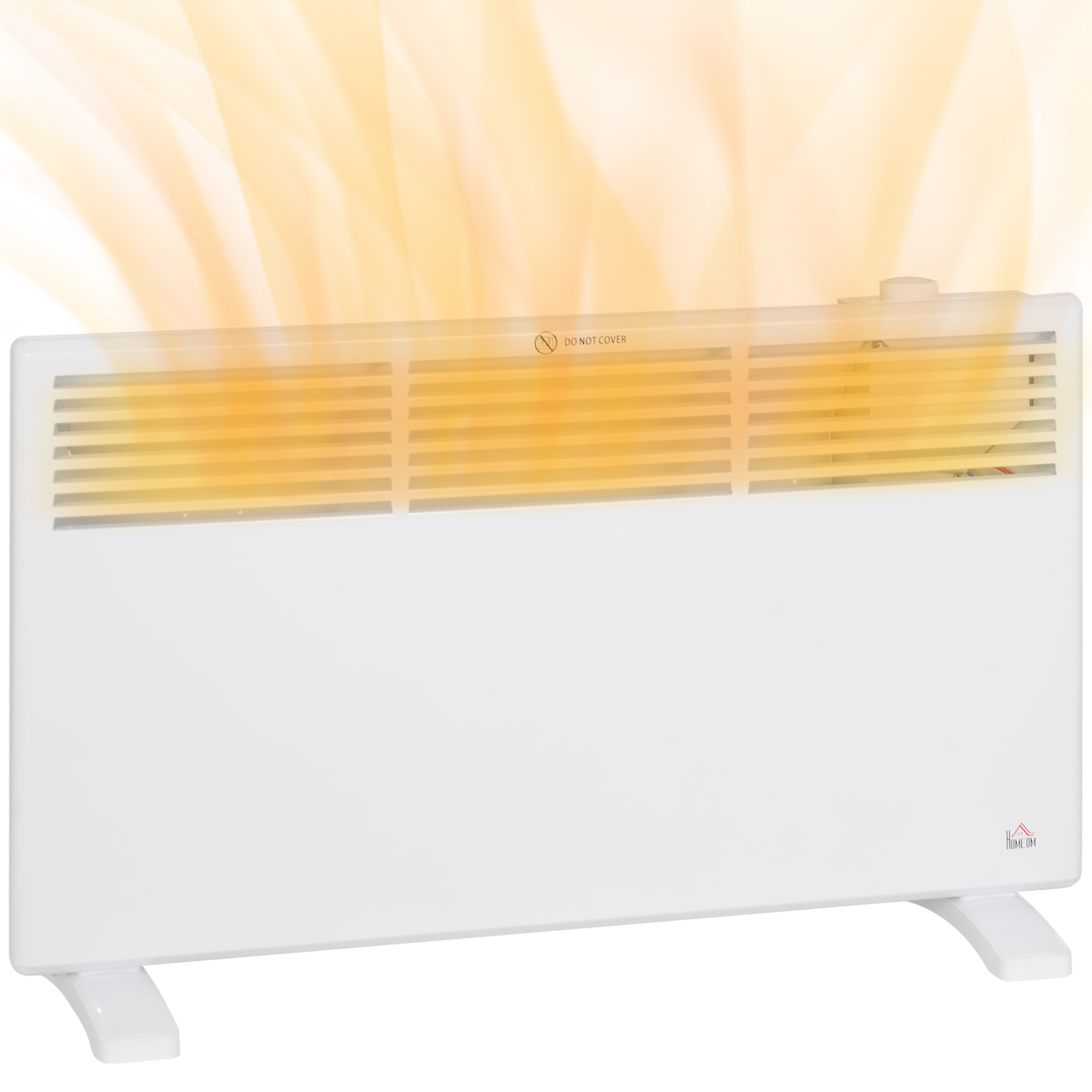 Homcom 1500w Panel Heater, Low Energy Electric Heater For Home