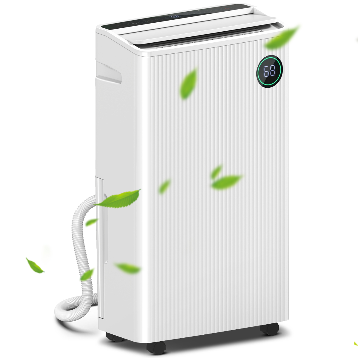 Homcom 16l/Day Quiet Air Dehumidifier With Purifier, Uvc, Ioniser, Timer