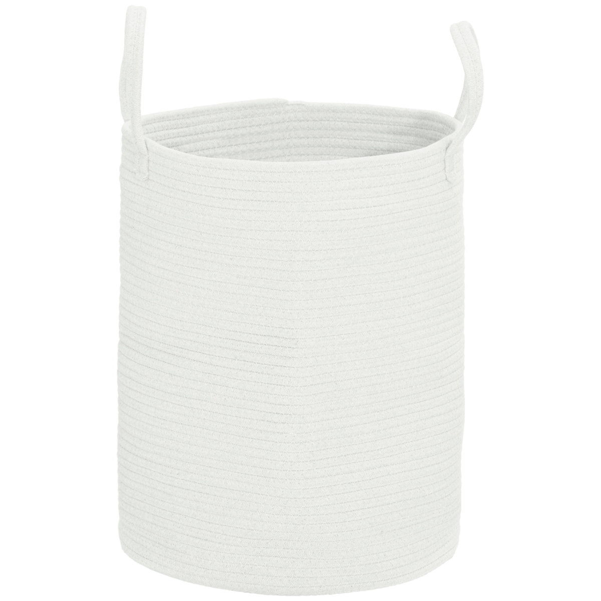 Homcom 36l Cotton Rope Laundry Basket With Handles For Pillows Clothes 