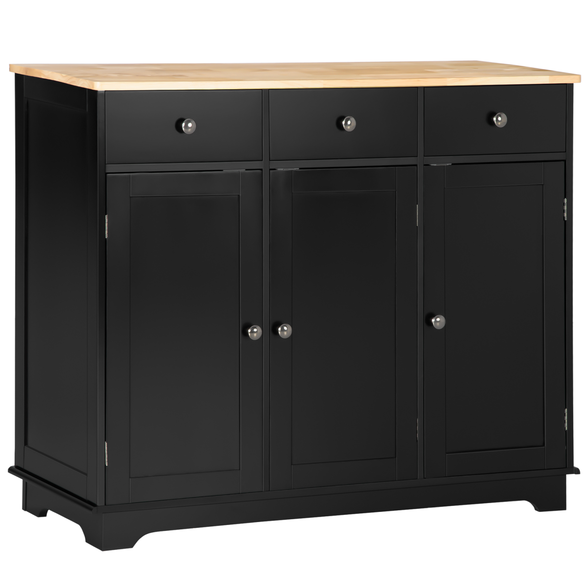 Homcom Sideboard Buffet Cabinet With Storage Cabinets And Drawers