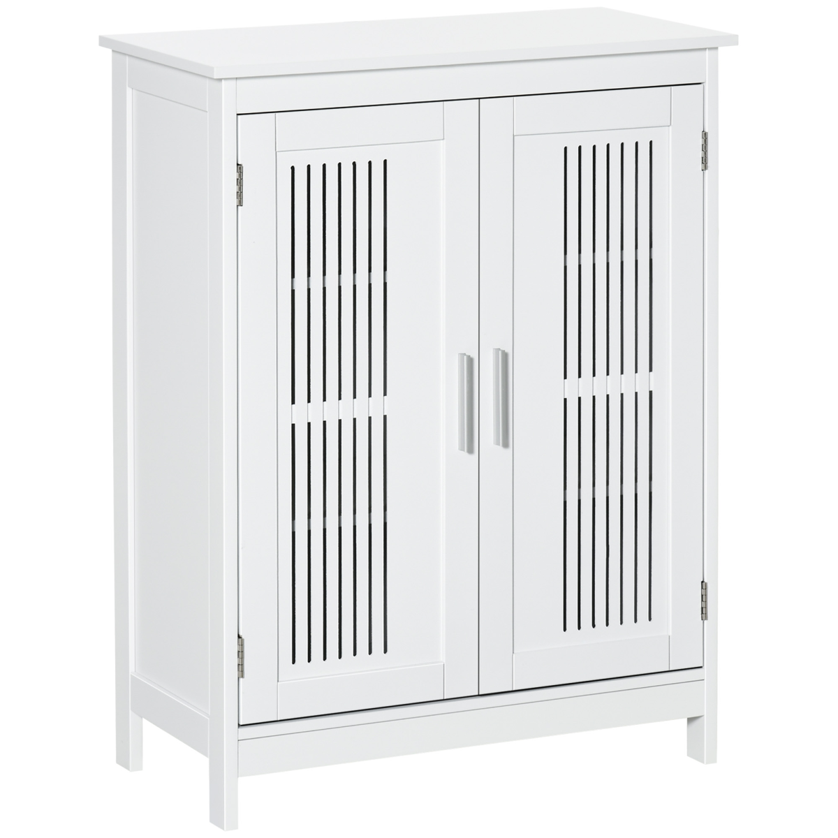 Kleankin Modern Bathroom Cabinet, Freestanding Floor Cabinet With Storage