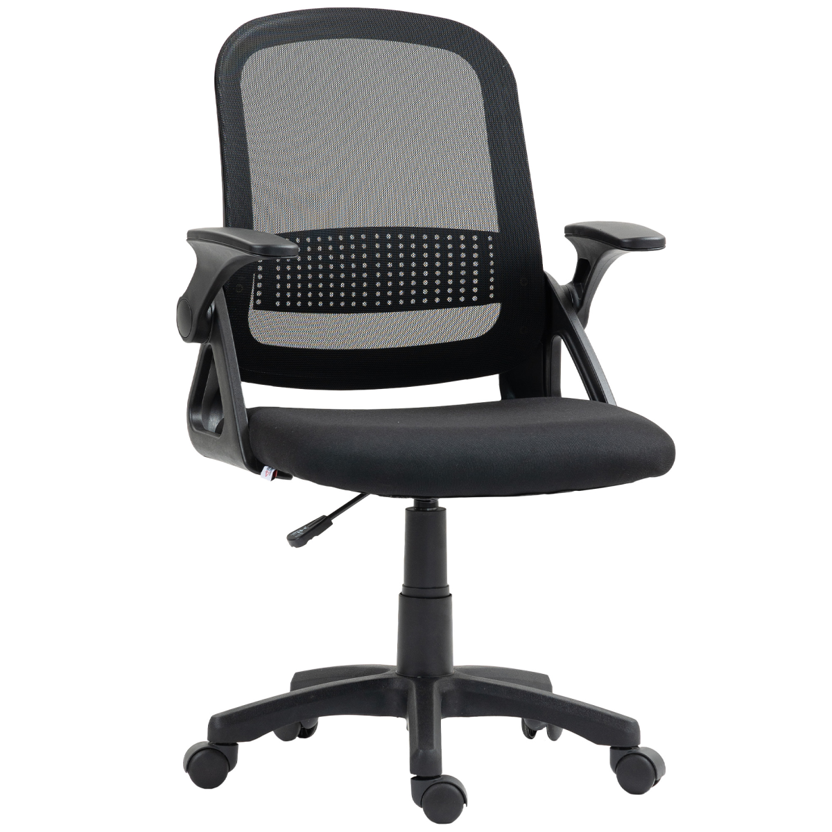 Homcom Ergonomic Swivel Computer Chair With Flip-Up Armrests
