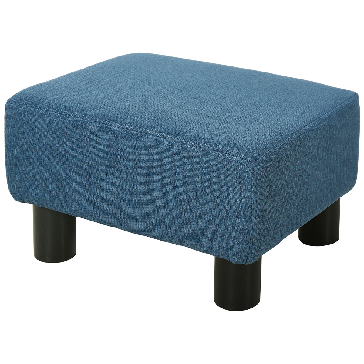 Chic Linen Fabric Footstool Ottoman Cube - 40cm x 30cm x 24cm - Brown Design - Picture 18 of 44