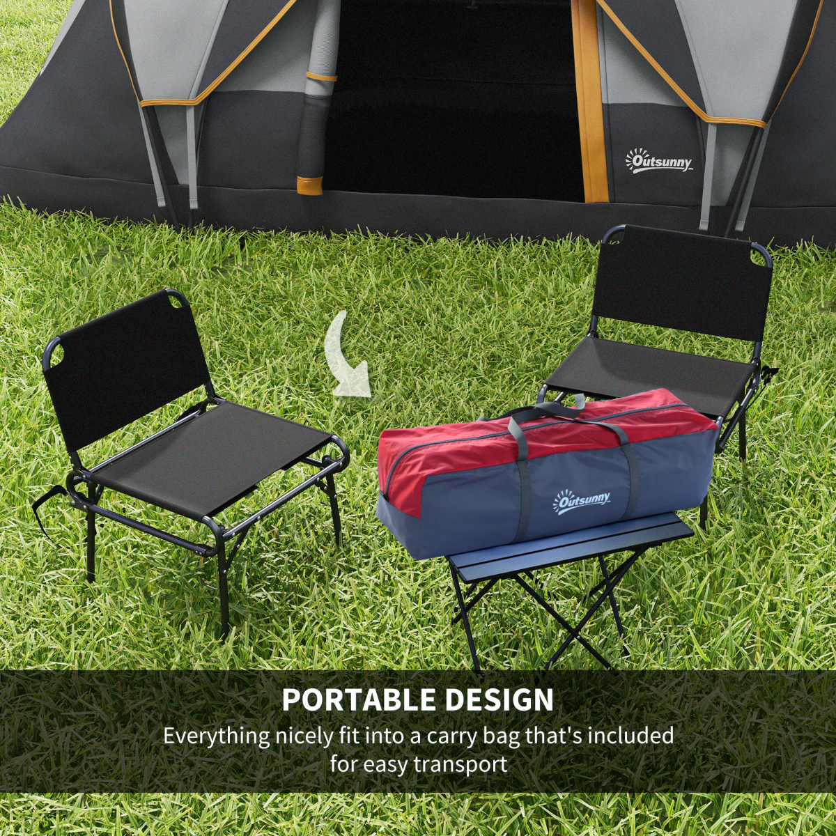 Geräumiges 5-6 Personen Campingzelt mit Fiberglas & Stahlgestell, wasserdicht - Bild 14 von 17