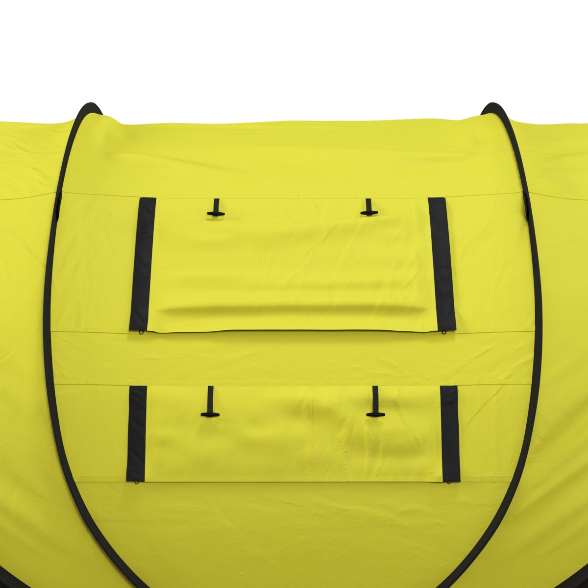 POP-UP DESIGN 4-5 PERSONEN CAMPINGZELT GELB MIT FENSTERN & AUFBEWAHRUNGSTASCHEN - Bild 17 von 17