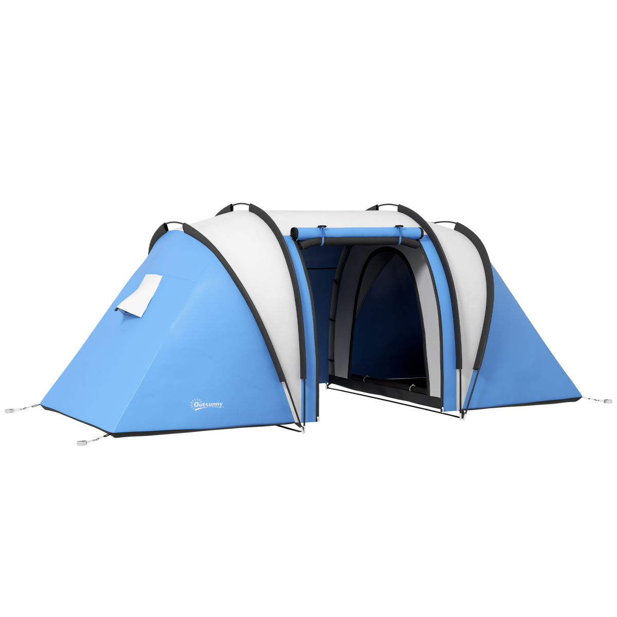 Spacious 2 Bedroom Camping Tent With Living Area & 3000mm Waterproof Design - Picture 19 of 27
