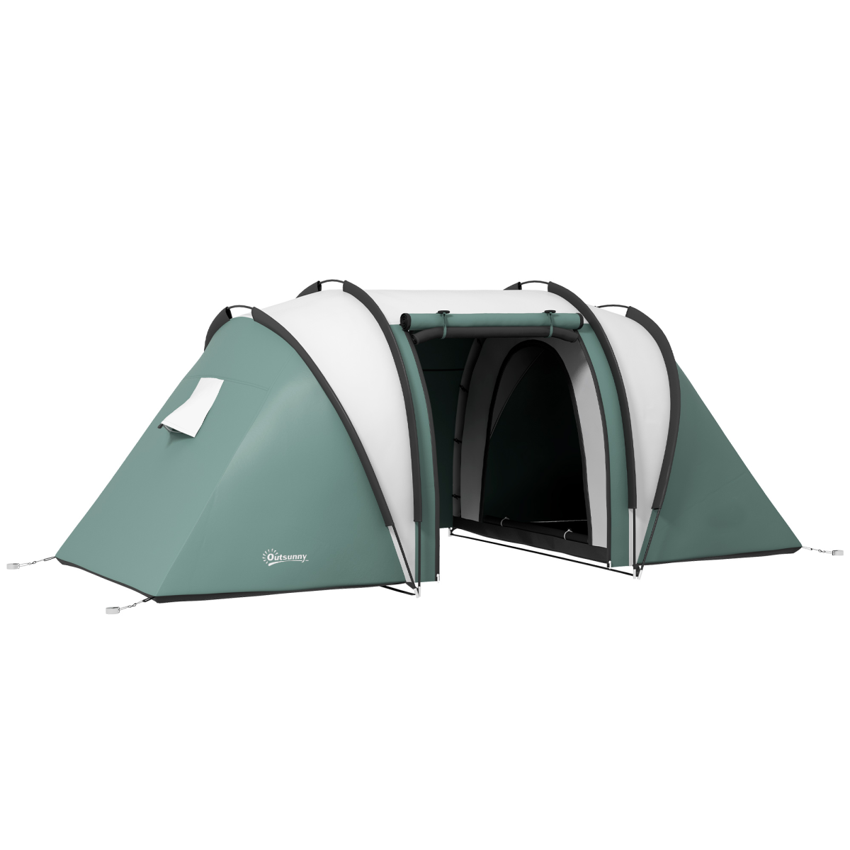 Spacious 2 Bedroom Camping Tent With Living Area & 3000mm Waterproof Design - Picture 10 of 27