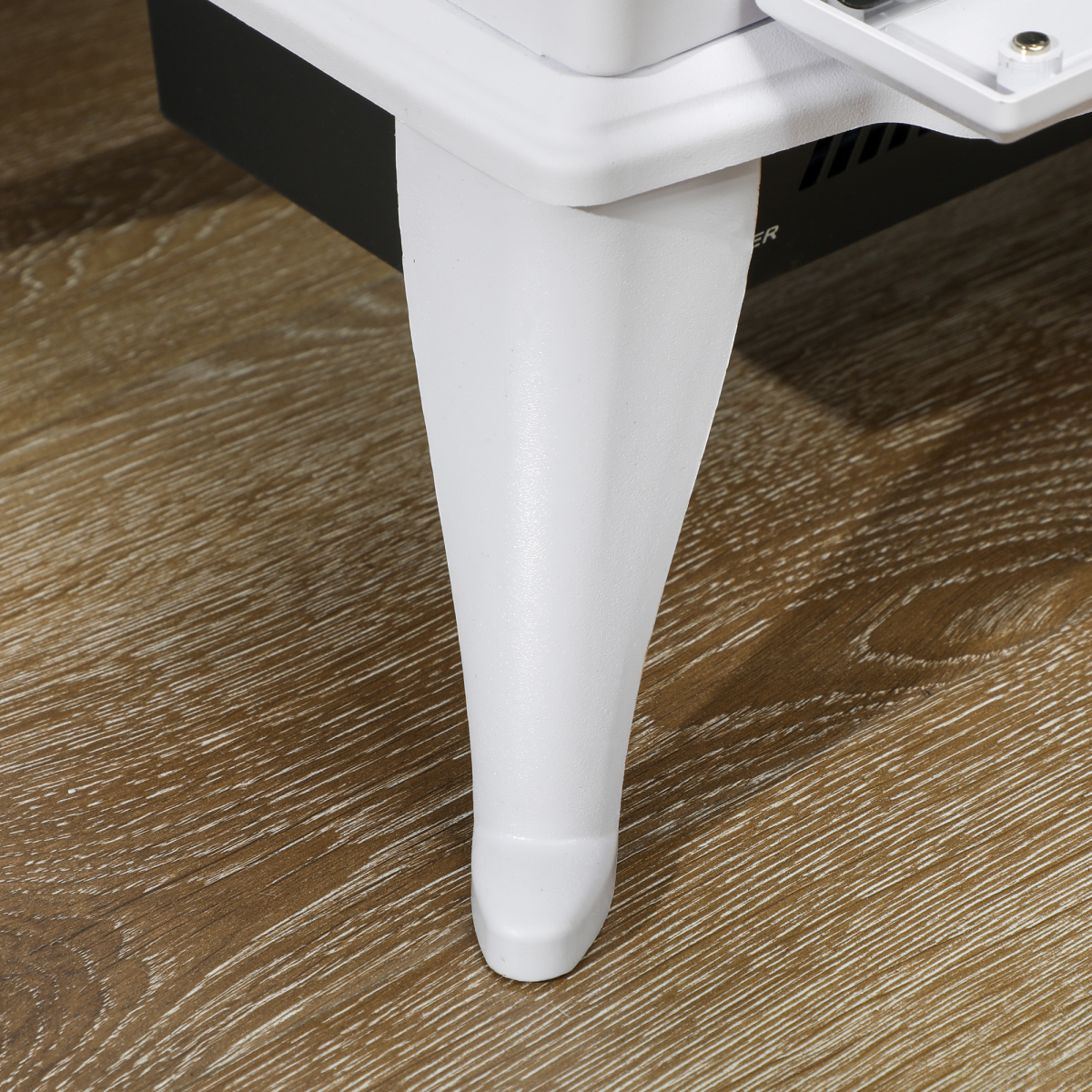 FLAME EFFECT ELECTRIC FIREPLACE HEATER 1000W 2000W 15-30M2 WHITE FREESTANDING - Picture 16 of 18