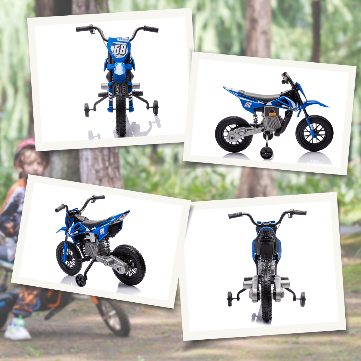 Kids Electric Motorbike with Twist Throttle & Music – Adventure Awaits! - Picture 27 of 36