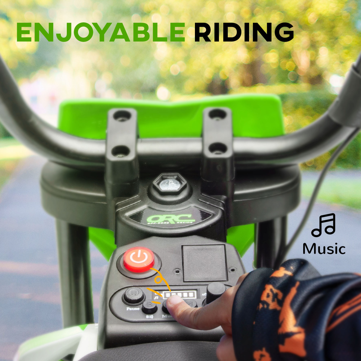 Kids Electric Motorbike with Twist Throttle & Music – Adventure Awaits! - Picture 17 of 36