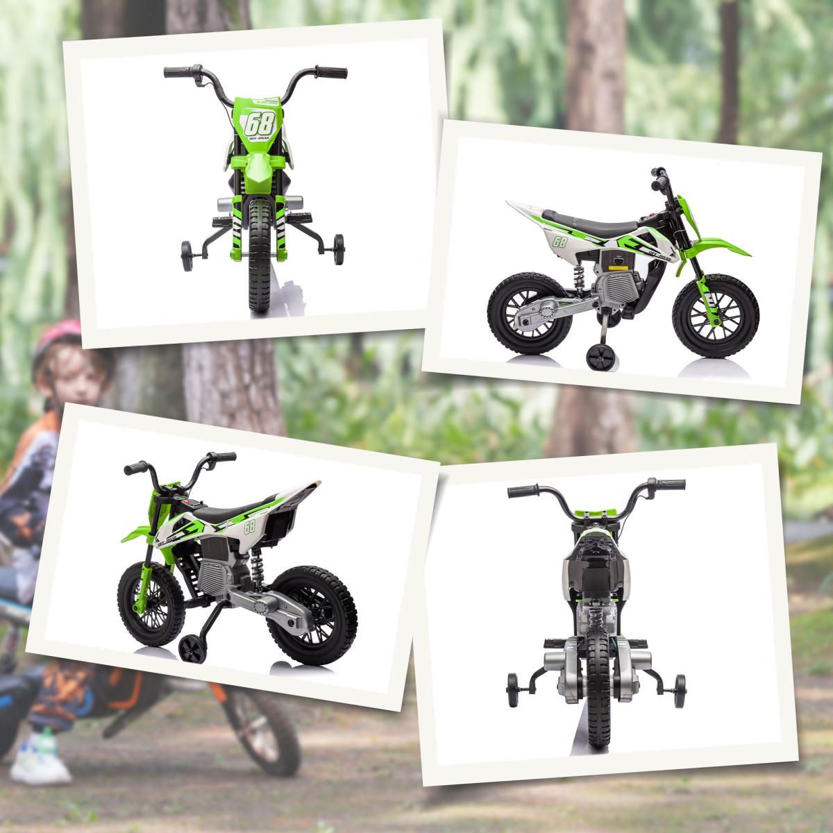 Kids Electric Motorbike with Twist Throttle & Music – Adventure Awaits! - Picture 18 of 36