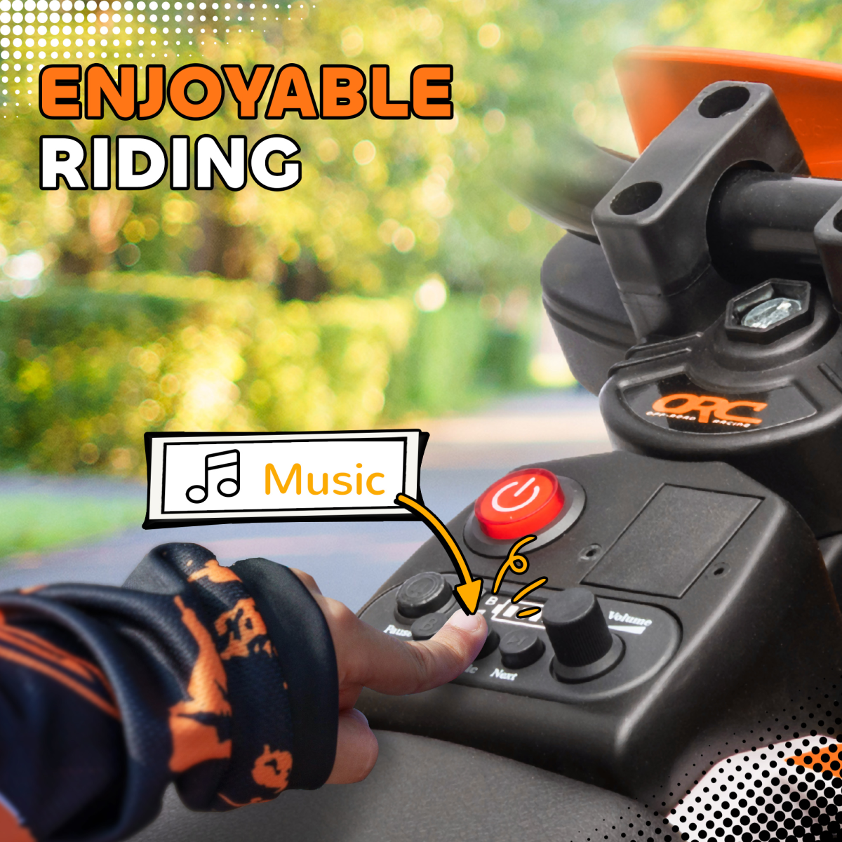 Kids Electric Motorbike with Twist Throttle & Music – Adventure Awaits! - Picture 35 of 36