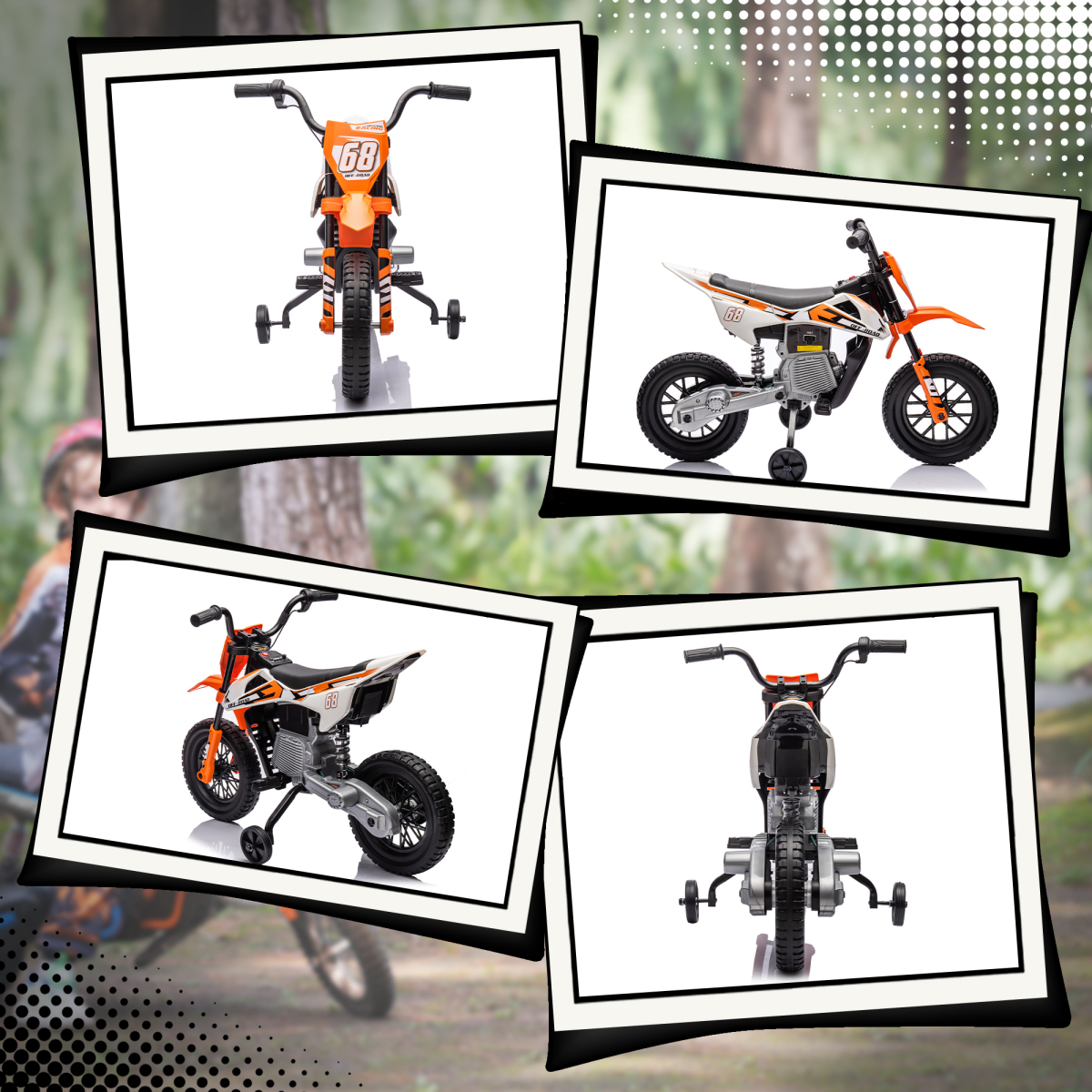 Kids Electric Motorbike with Twist Throttle & Music – Adventure Awaits! - Picture 36 of 36