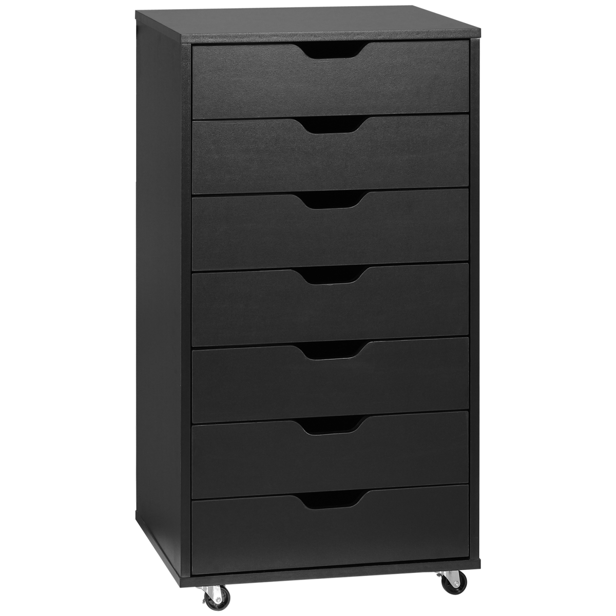 Vinsetto Mobile Filing Cabinet, 7-drawer File Cabinet with Wheels - Picture 9 of 17