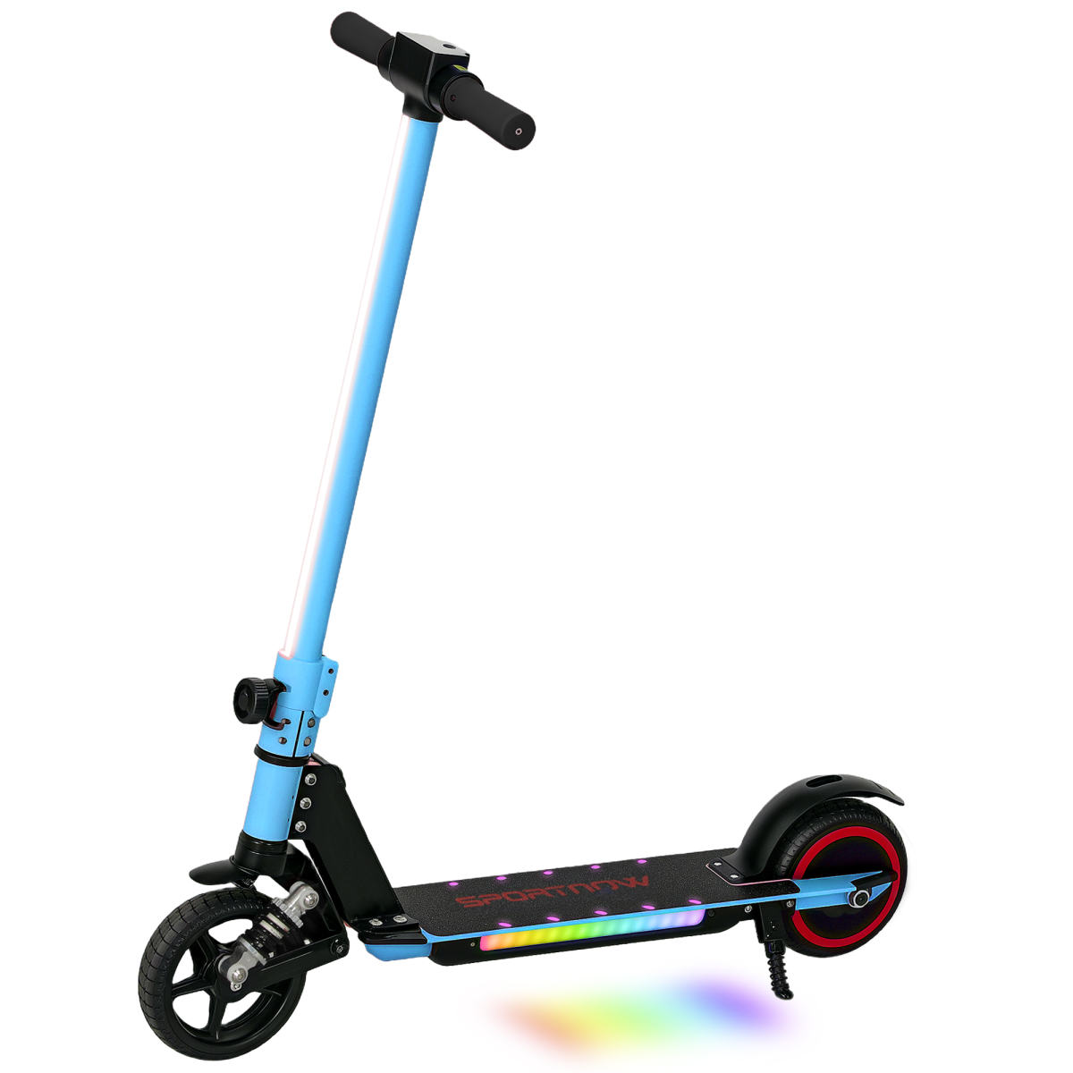 SPORTNOW Folding Electric Scooter w/ LED Lights and Display - Picture 41 of 59
