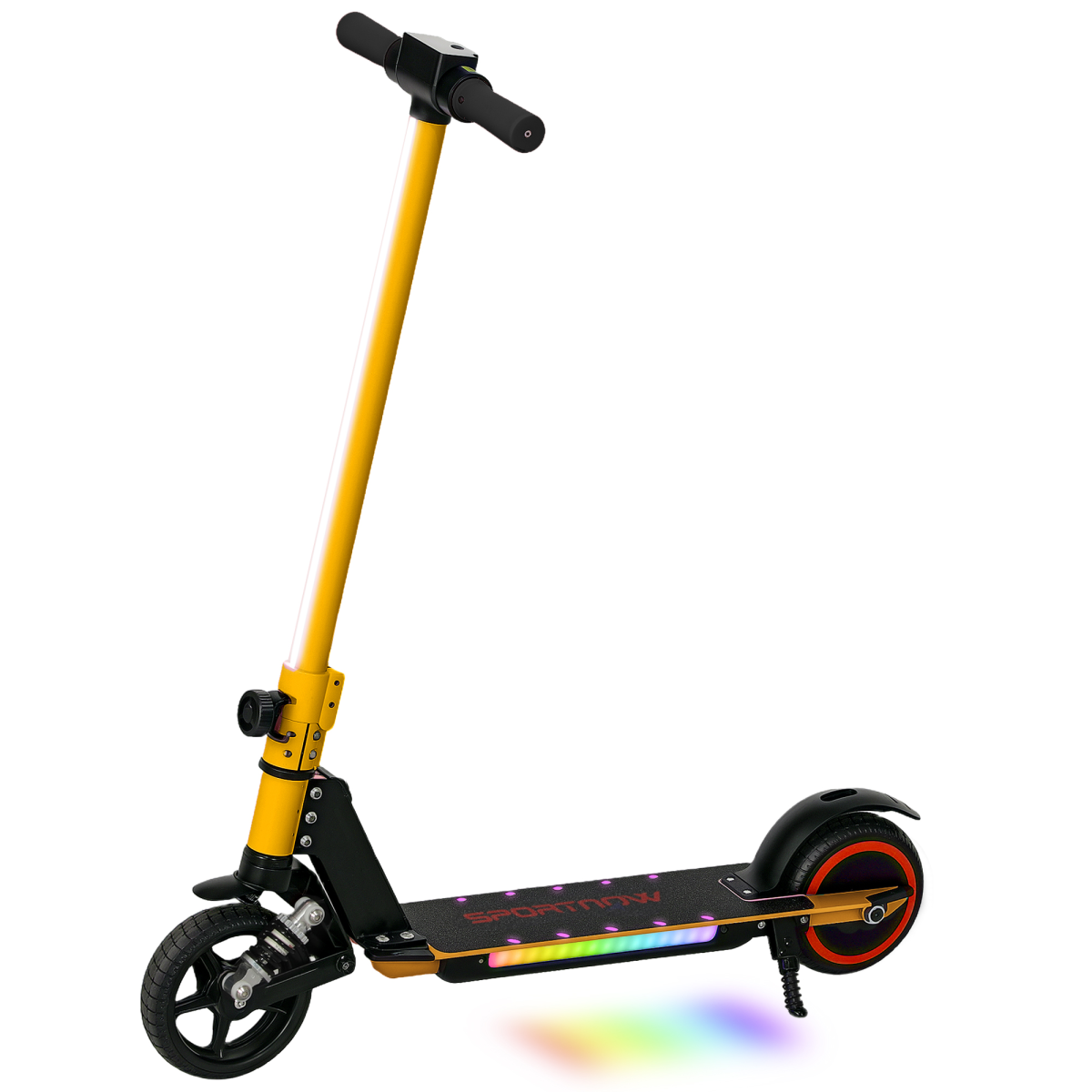 SPORTNOW Folding Electric Scooter w/ LED Lights and Display - Picture 30 of 59
