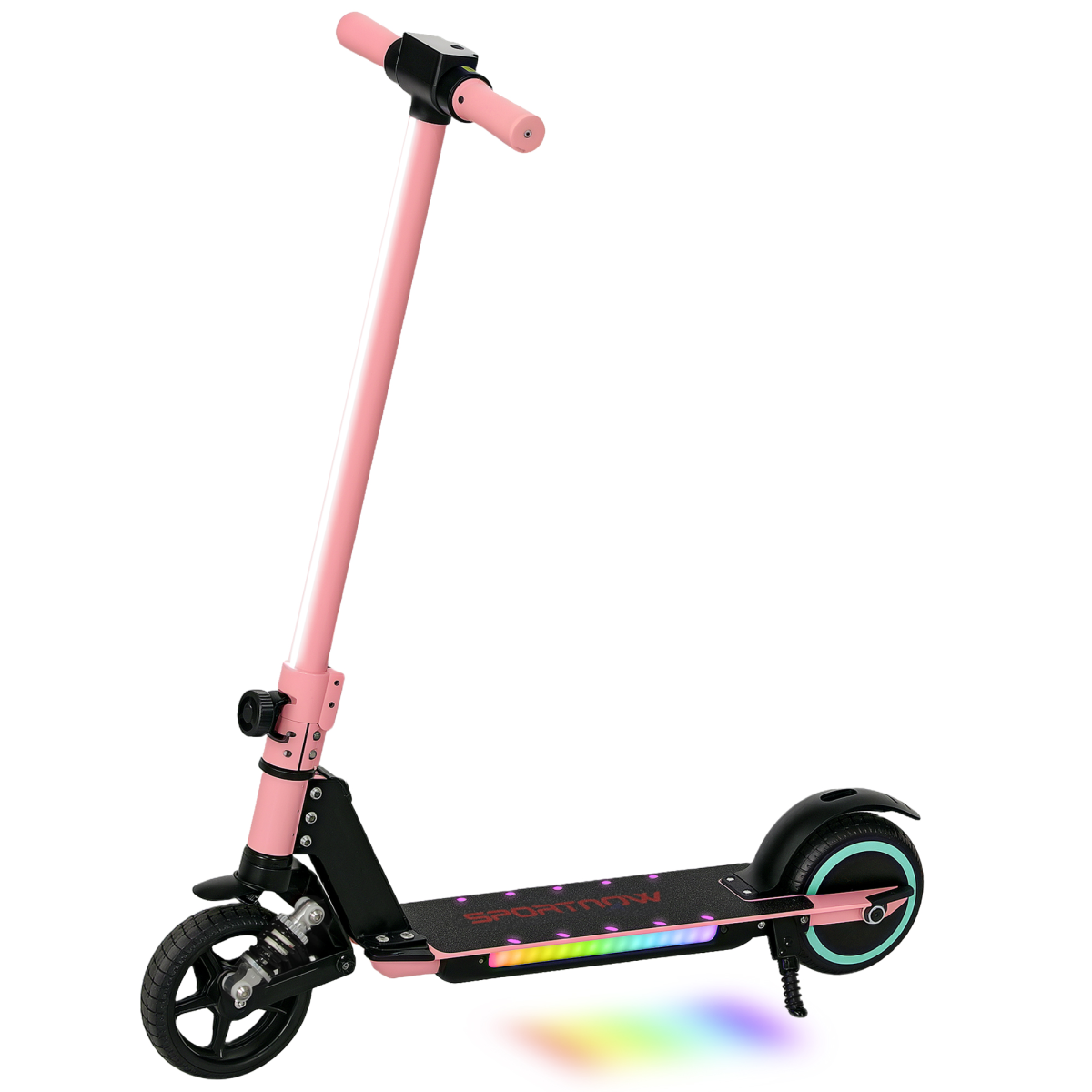 SPORTNOW Folding Electric Scooter w/ LED Lights and Display - Picture 21 of 59