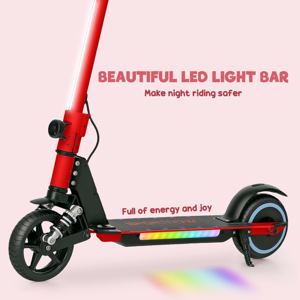 SPORTNOW Folding Electric Scooter w/ LED Lights and Display - Picture 16 of 59
