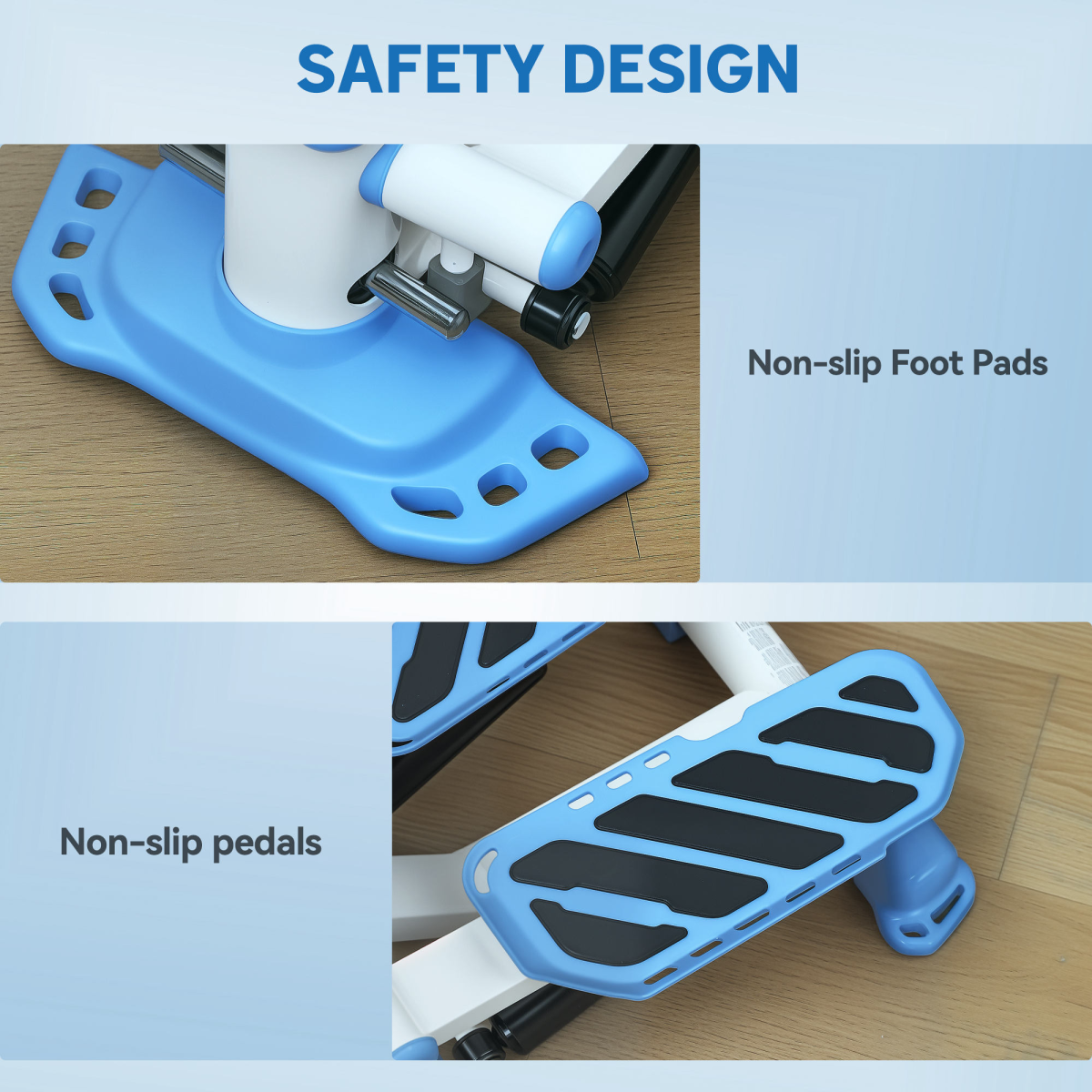 HOMCOM Portable Mini Stepper Step Machine for Home Gym Office Exercise - Picture 17 of 20