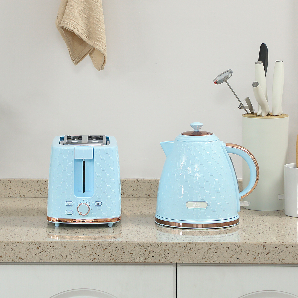 Kettle and Toaster Set 1.7L Kettle & 2 Slice Toaster Set - Produktbild 7