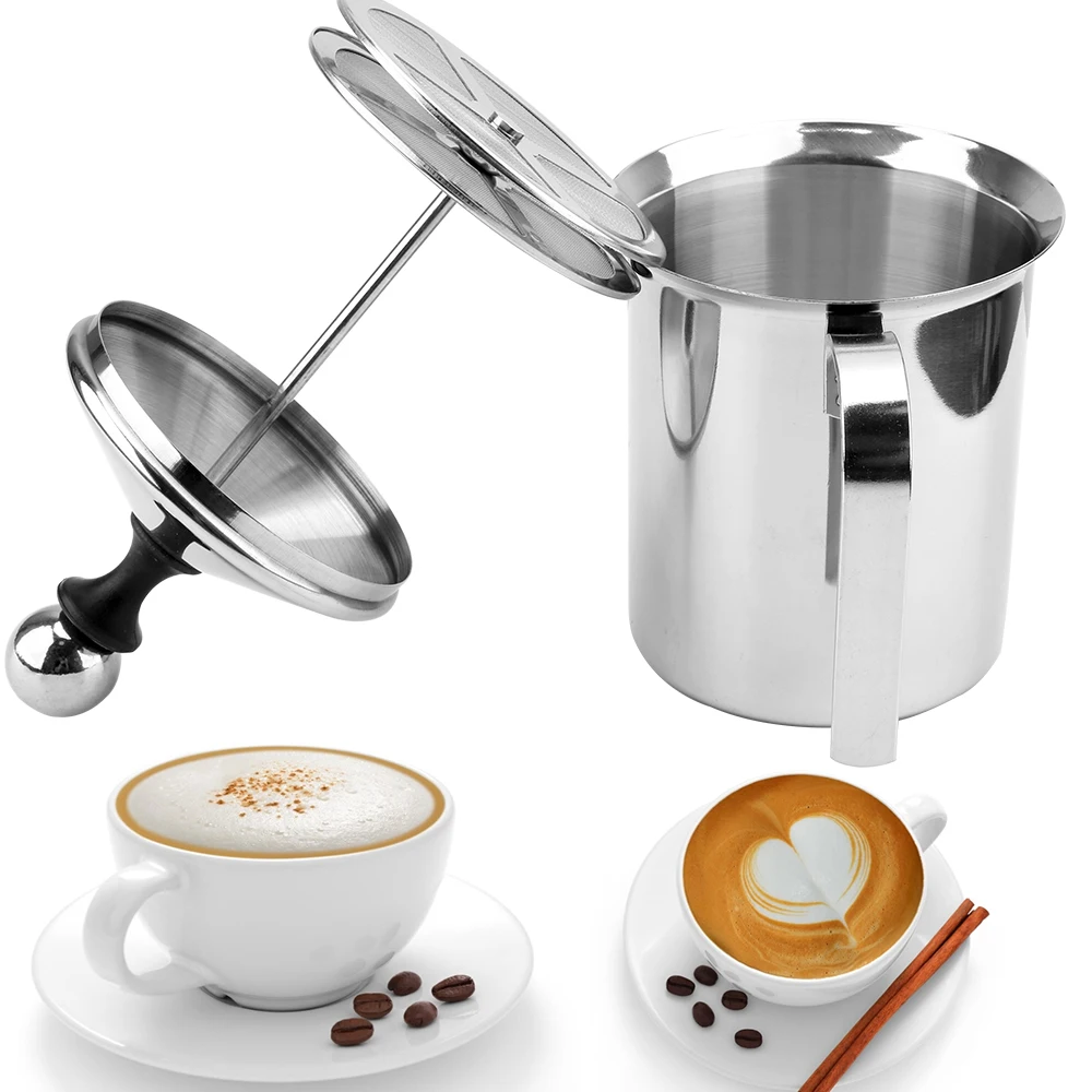 NICEYARD Stainless Steel Milk Frother - Create Creamy Foam at Home | BaristaCraft UK product image 1