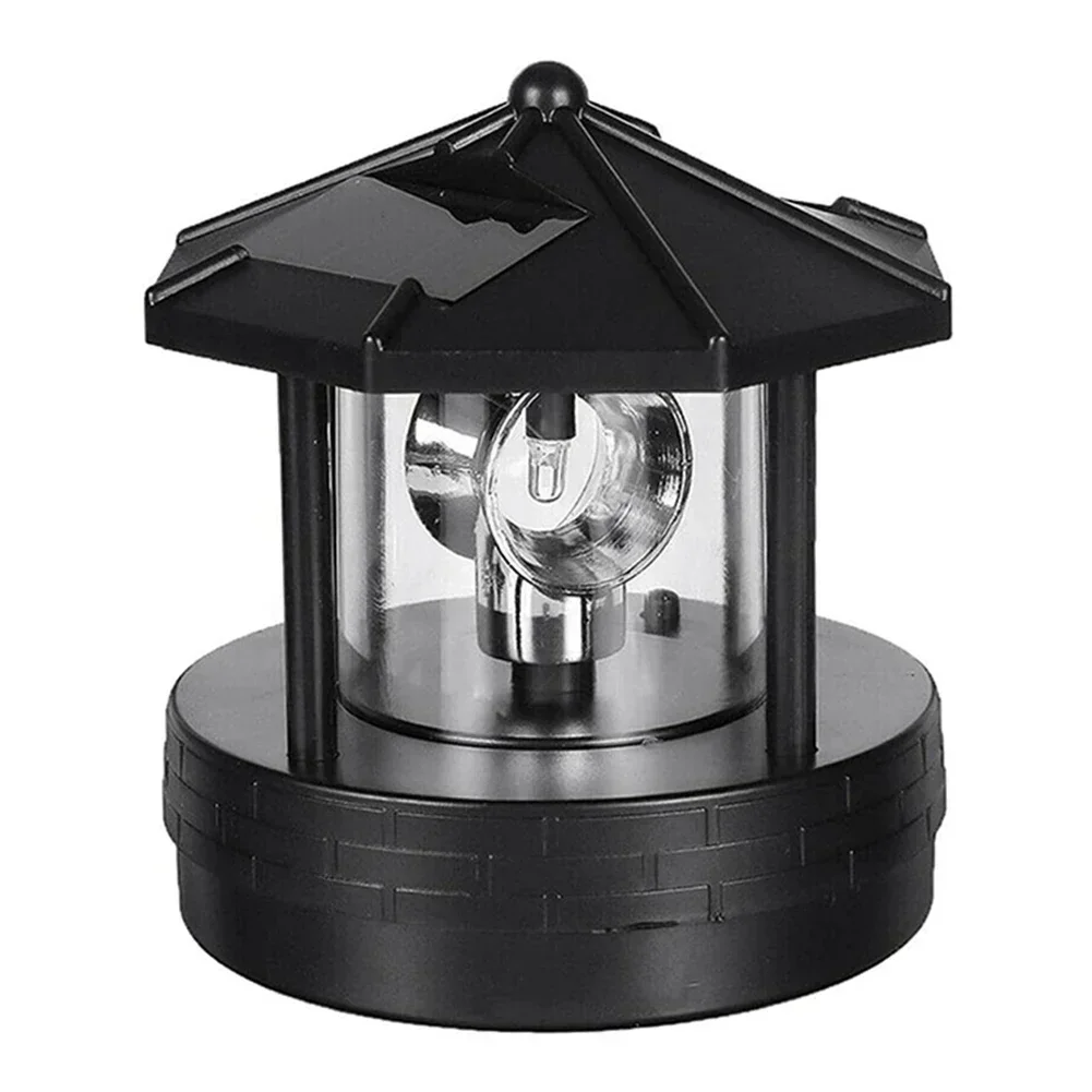 360-Degree Rotating Solar Lighthouse Garden Light - Waterproof Outdoor Decor | GardenGlow UK product image 1