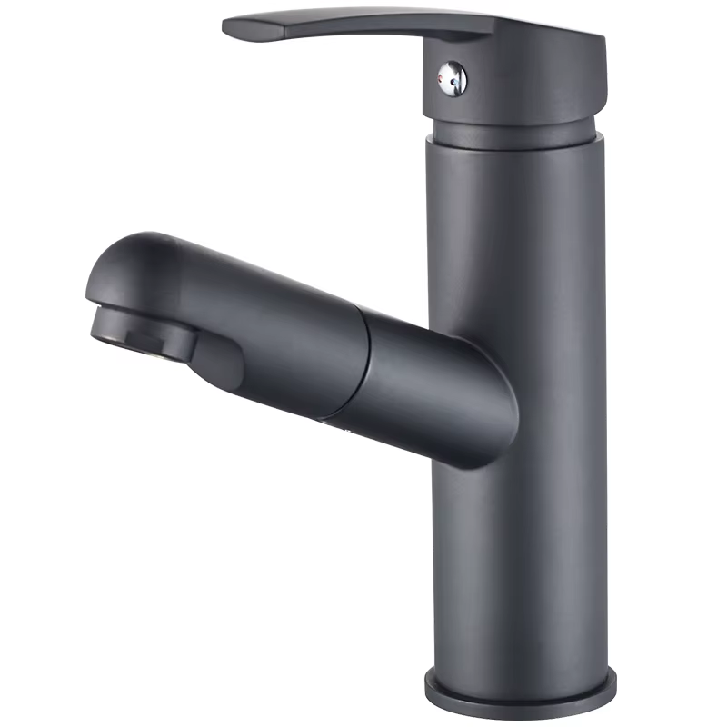 Basin Faucet with 360° Telescopic Nozzle - Stylish Kitchen & Bathroom Tap - Picture 7 of 8