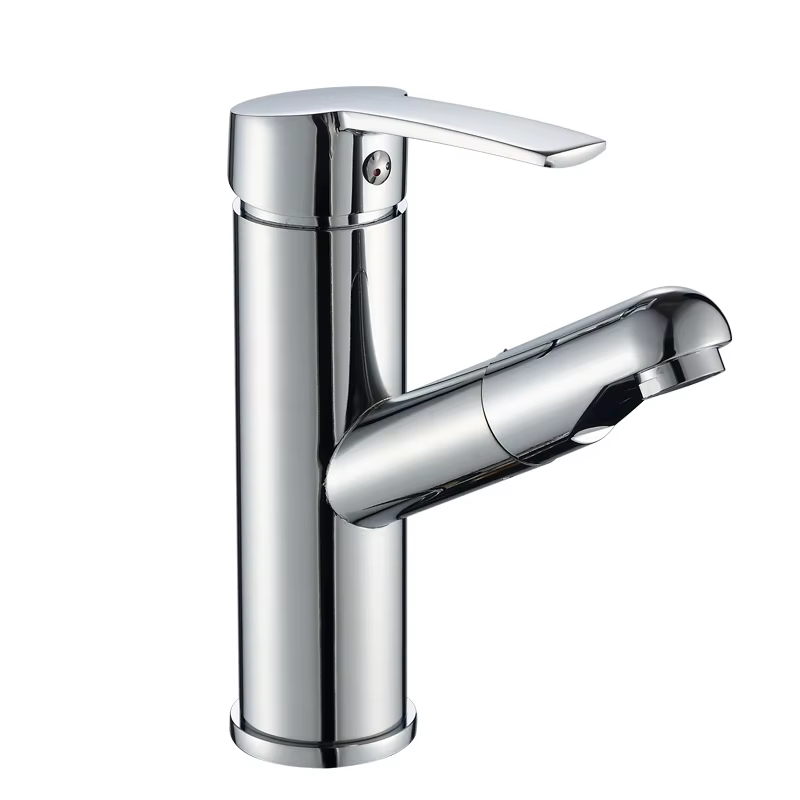 Basin Faucet with 360° Telescopic Nozzle - Stylish Kitchen & Bathroom Tap - Picture 8 of 8