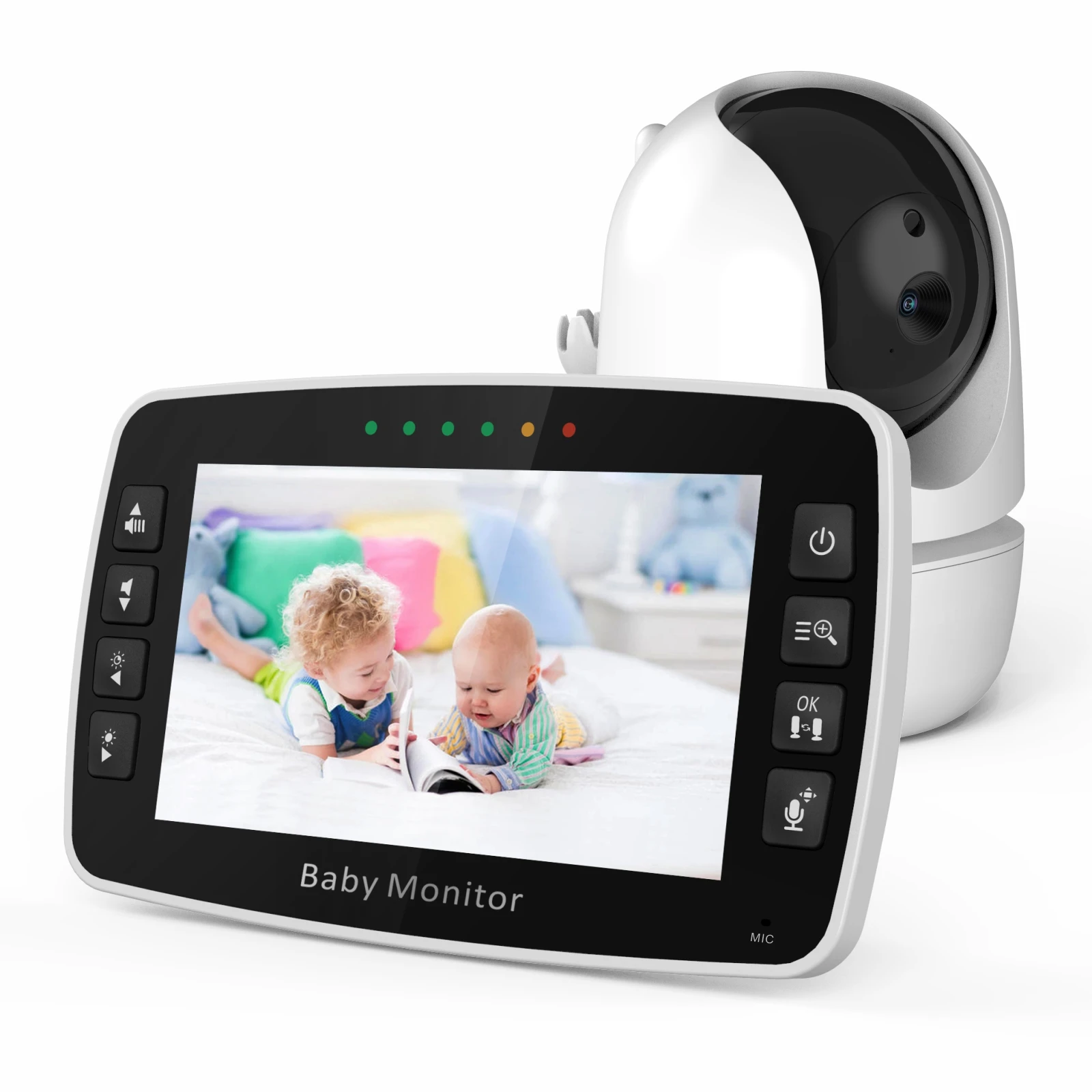 MBOSS 4.3'' HD Baby Monitor with Intercom & Temperature Monitoring | BabyNest UK product image 1
