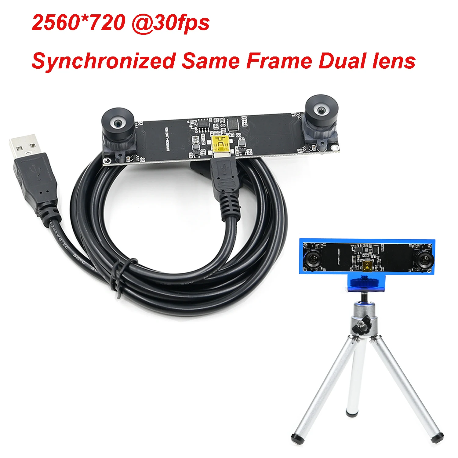 GXIVISION 3D Stereo VR Camera Module - High-Quality USB Webcam for Versatile Use - view 1
