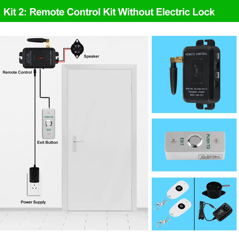 Wireless Access Control Kit - Smart Remote Unlock System - Picture 7 of 15