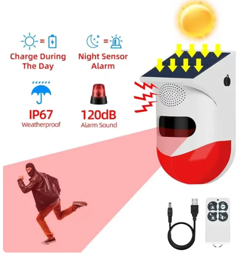 Tuya WiFi Solar Alarm - Versatile Wireless Security Solution - Picture 7 of 9