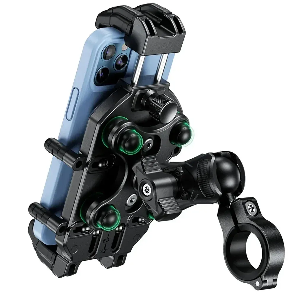 Kewig Motorcycle Phone Mount - Sturdy Design for 5.4''-7.2'' Phones