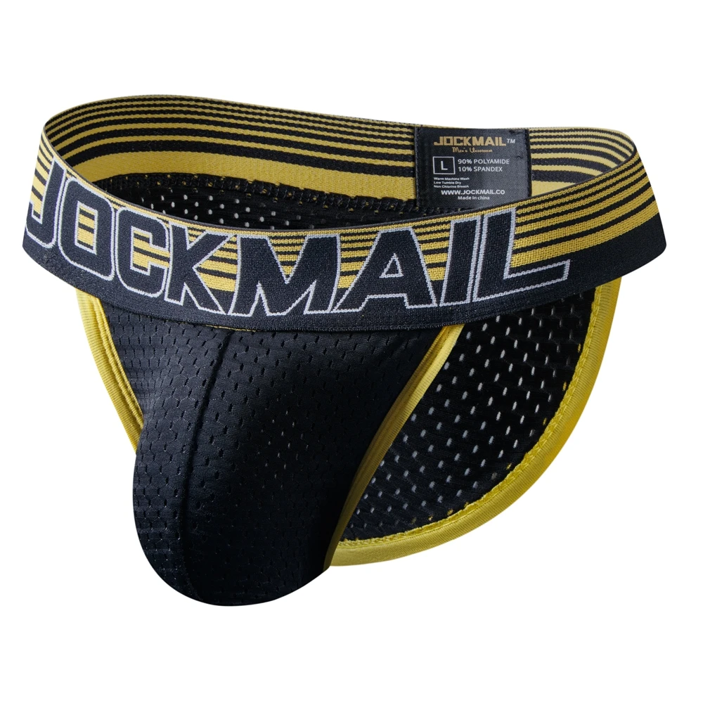 JOCKMAIL atmungsaktiver Mesh Tanga Unterwäsche für Komfort und Stil - Bild 12 von 14
