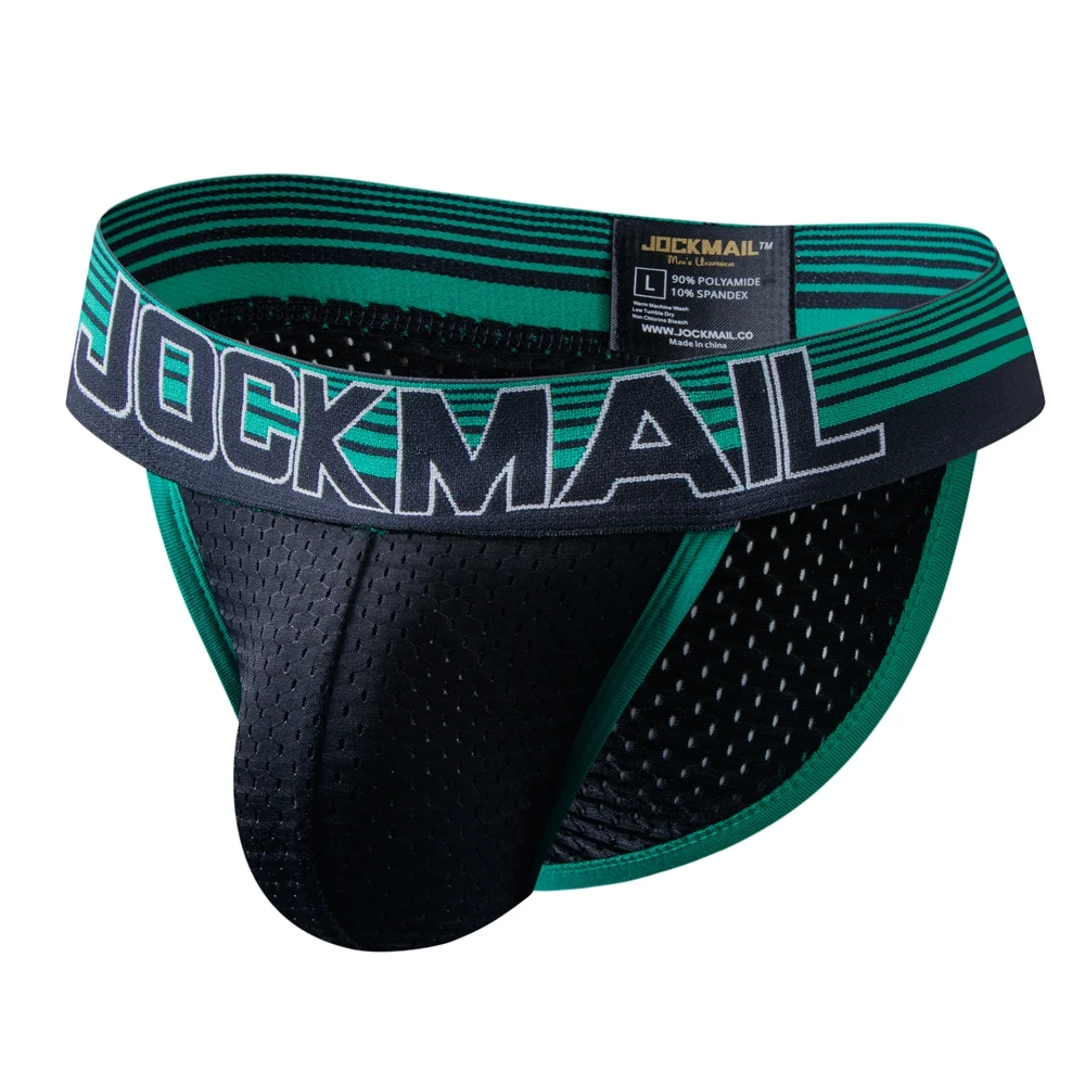 JOCKMAIL atmungsaktiver Mesh Tanga Unterwäsche für Komfort und Stil - Bild 7 von 14