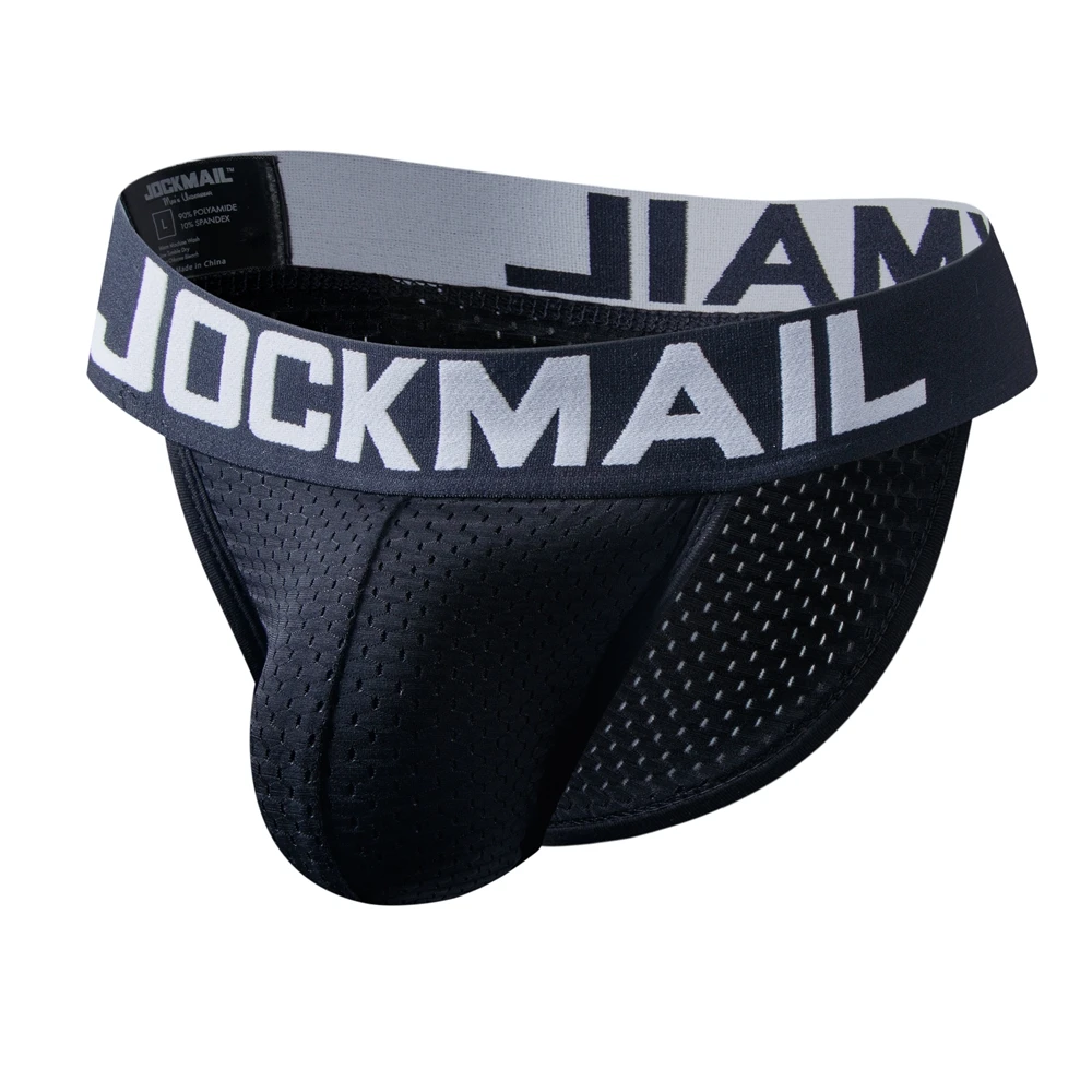 JOCKMAIL atmungsaktiver Mesh Tanga Unterwäsche für Komfort und Stil - Bild 10 von 14
