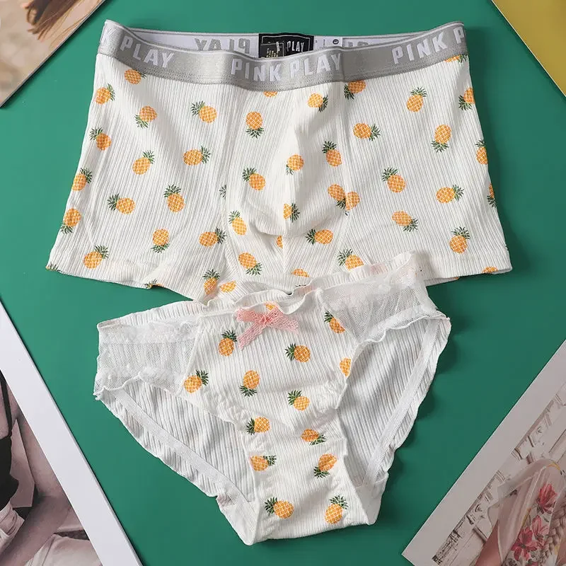 Set boxer e slip in pizzo Balonimo coppie cotone per intimo accogliente - Foto 8 di 12