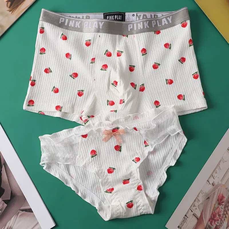 Set boxer e slip in pizzo Balonimo coppie cotone per intimo accogliente - Foto 11 di 12