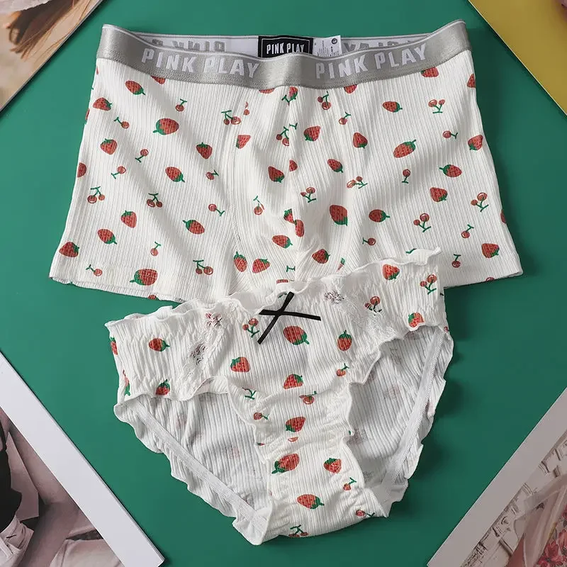 Set boxer e slip in pizzo Balonimo coppie cotone per intimo accogliente - Foto 9 di 12