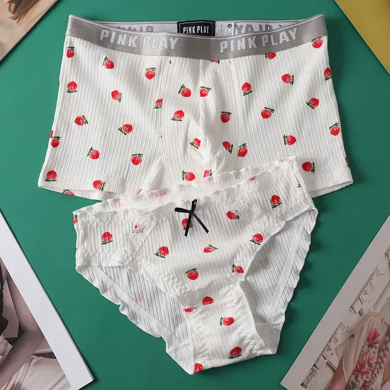 Set boxer e slip in pizzo Balonimo coppie cotone per intimo accogliente - Foto 7 di 12