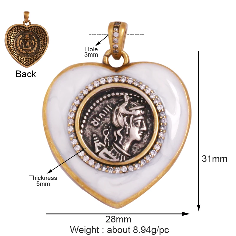 Gold Anhänger Sockel - Stoppt schwache Designs, Premium Schmuck DIY - Bild 22 von 32