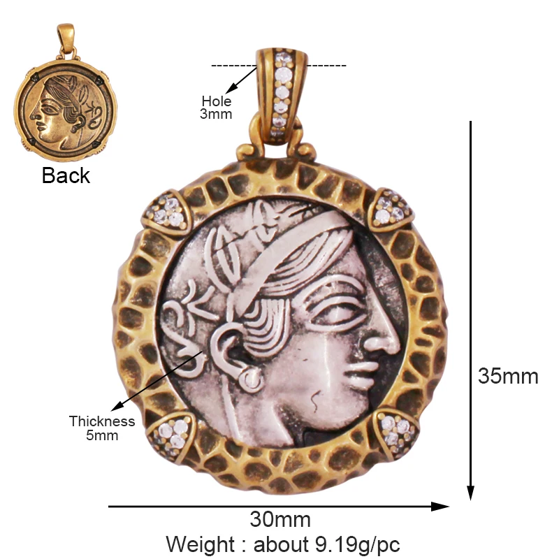 Gold Anhänger Sockel - Stoppt schwache Designs, Premium Schmuck DIY - Bild 26 von 32