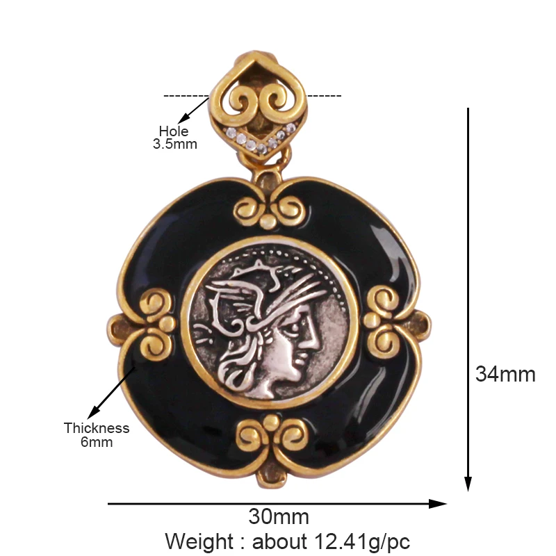 Gold Anhänger Sockel - Stoppt schwache Designs, Premium Schmuck DIY - Bild 23 von 32