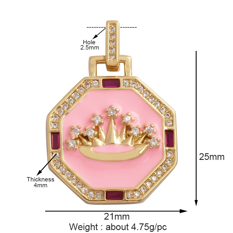 Gold Anhänger Sockel - Stoppt schwache Designs, Premium Schmuck DIY - Bild 9 von 32