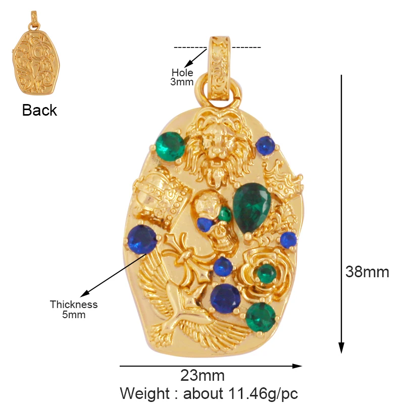 Gold Anhänger Sockel - Stoppt schwache Designs, Premium Schmuck DIY - Bild 24 von 32
