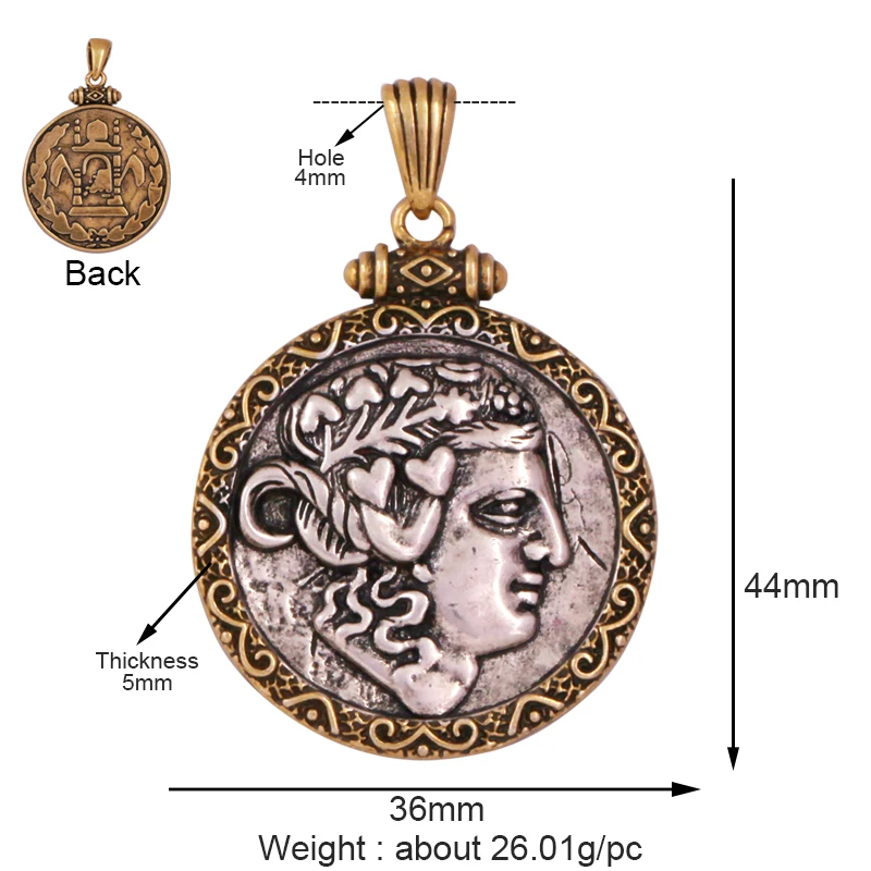Gold Anhänger Sockel - Stoppt schwache Designs, Premium Schmuck DIY - Bild 14 von 32