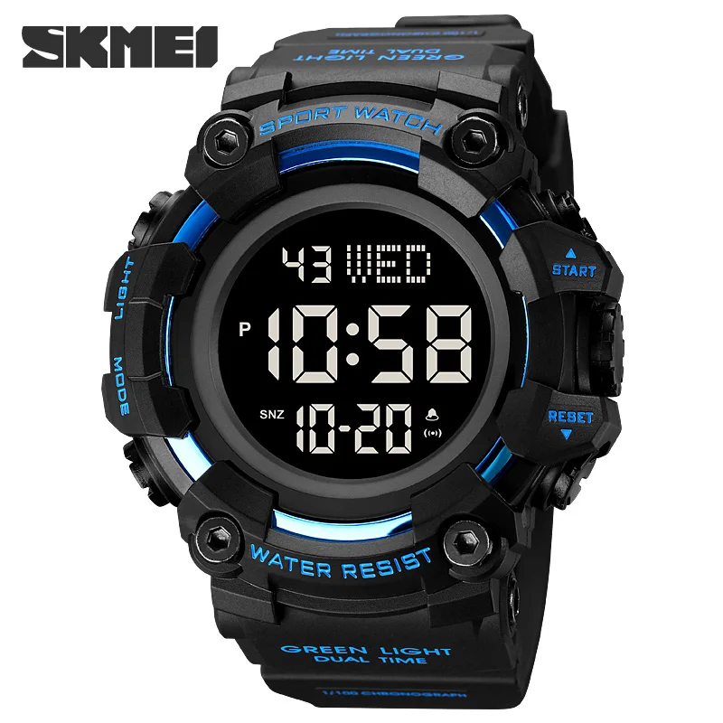 Countdown Uhr - Don’t Lose Time, Digital Chronograph & Alarm Camo Farbe - Bild 8 von 11