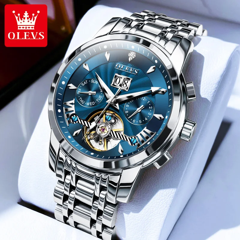 Luxury Automatic Watch - Waterproof & High Quality Men's Wristwatch - Picture 7 of 13