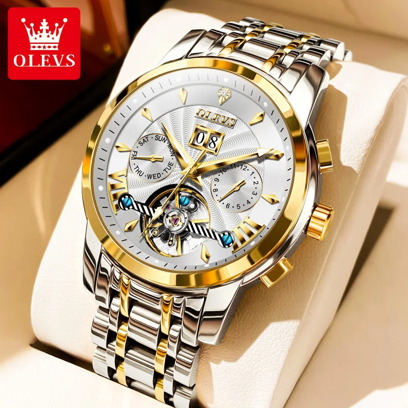 Luxury Automatic Watch - Waterproof & High Quality Men's Wristwatch - Picture 8 of 13