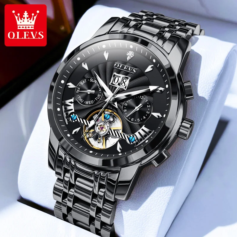 Luxury Automatic Watch - Waterproof & High Quality Men's Wristwatch - Picture 11 of 13